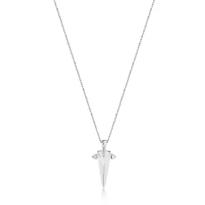 Ania Haie Silver Geometric Point Pendant Necklace N053-03H