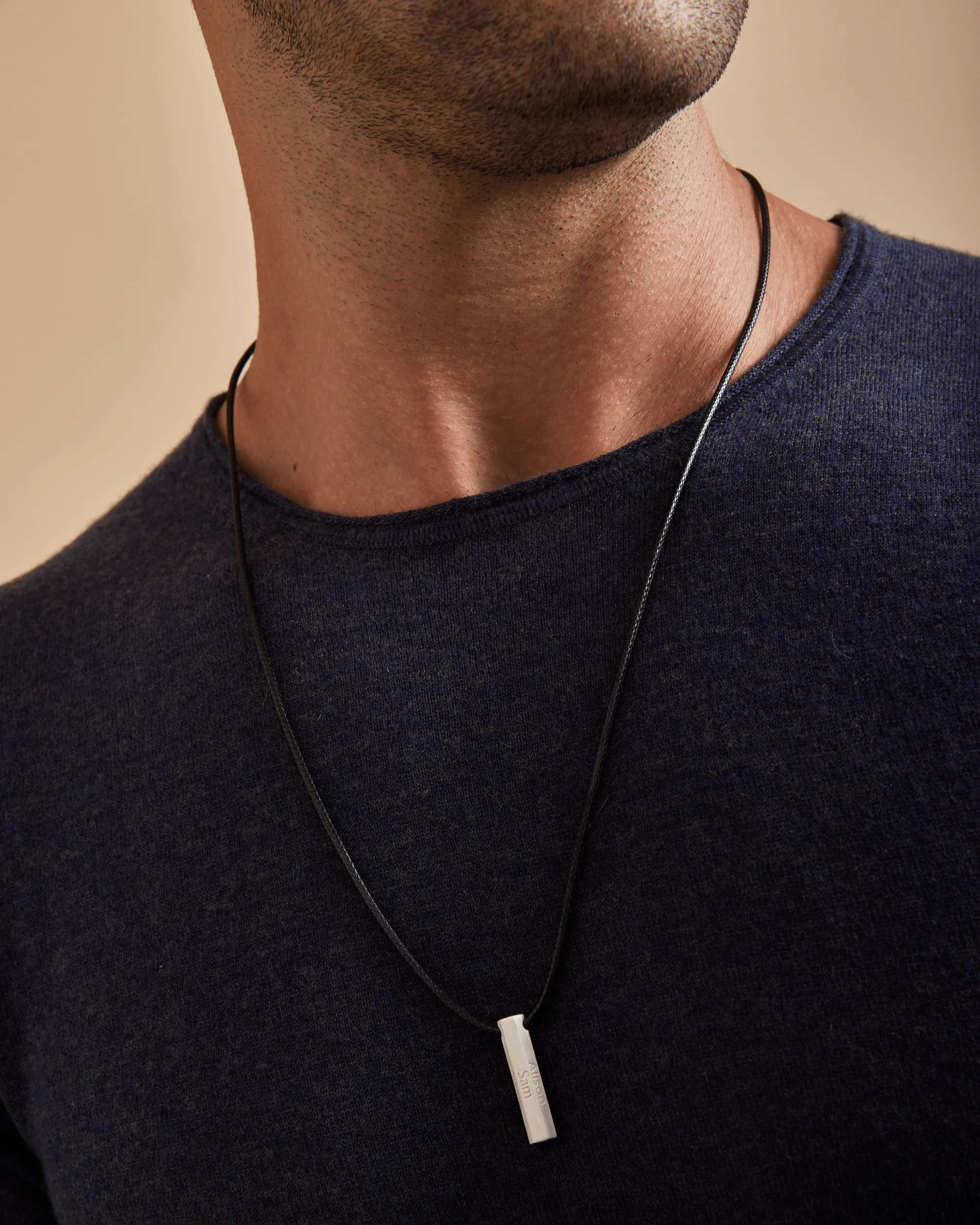 Apex Bar Necklace - 18K Rose Vermeil