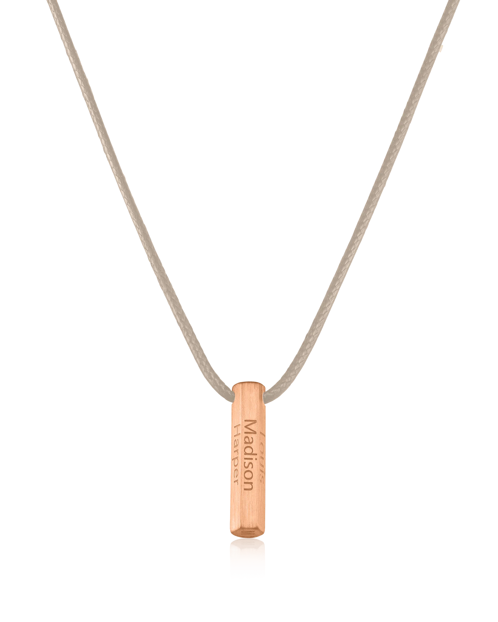 Apex Bar Necklace - 18K Rose Vermeil