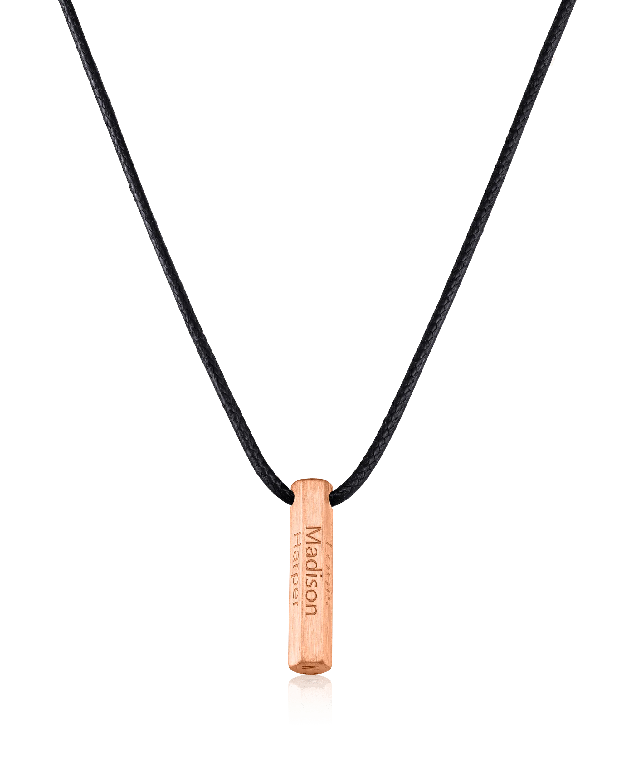 Apex Bar Necklace - 18K Rose Vermeil