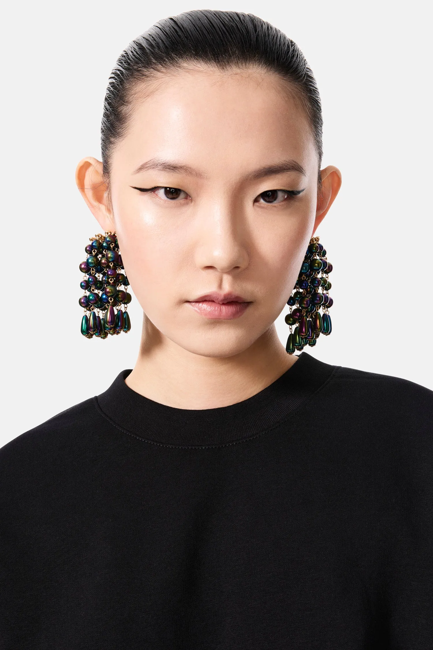 BLACK PEARL EARRINGS