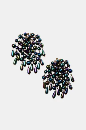 BLACK PEARL EARRINGS