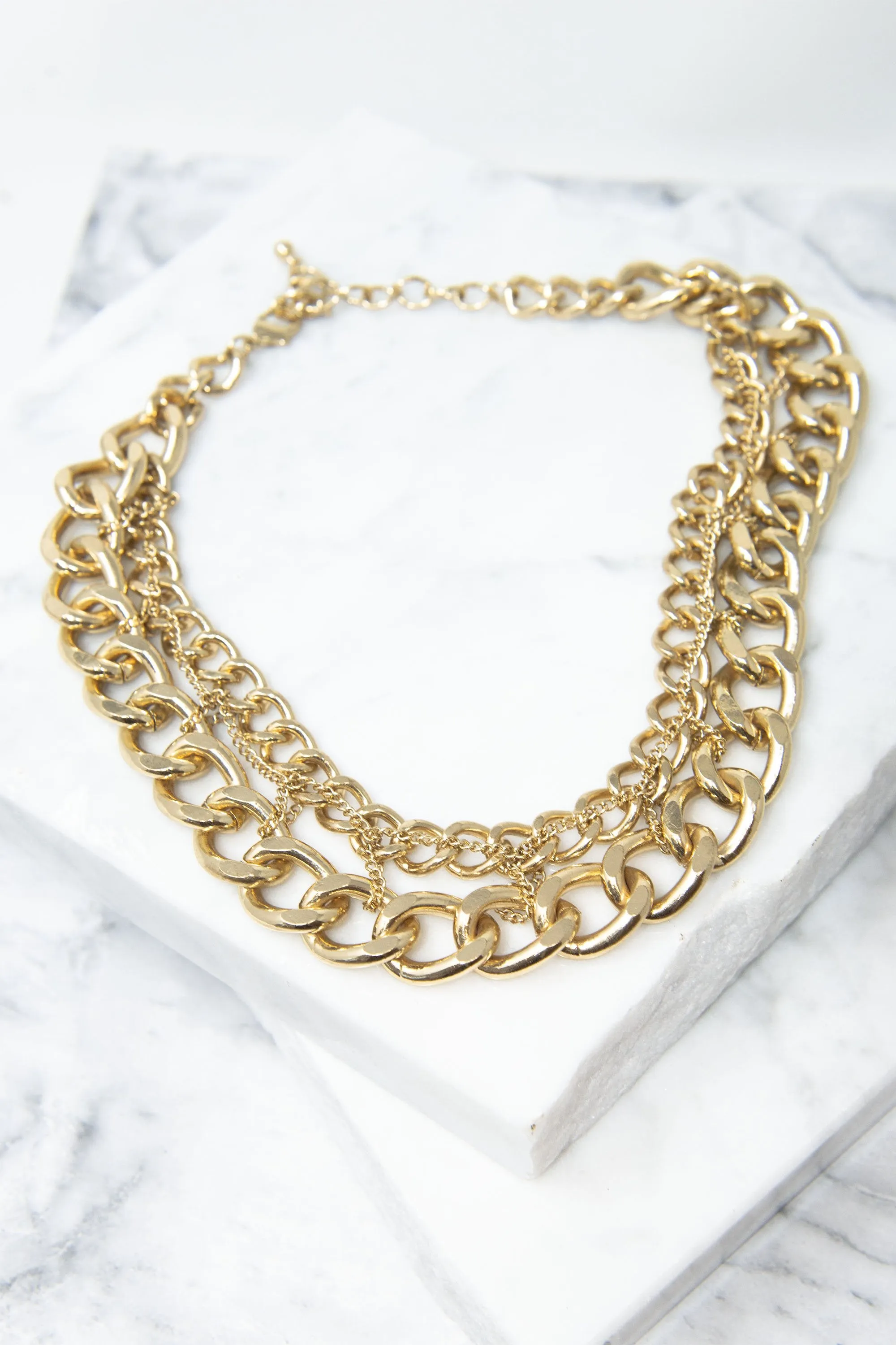 Bold Personality Gold Chain Necklace