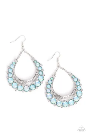 Bubbly Bling - Blue Earrings - Paparazzi Accessories