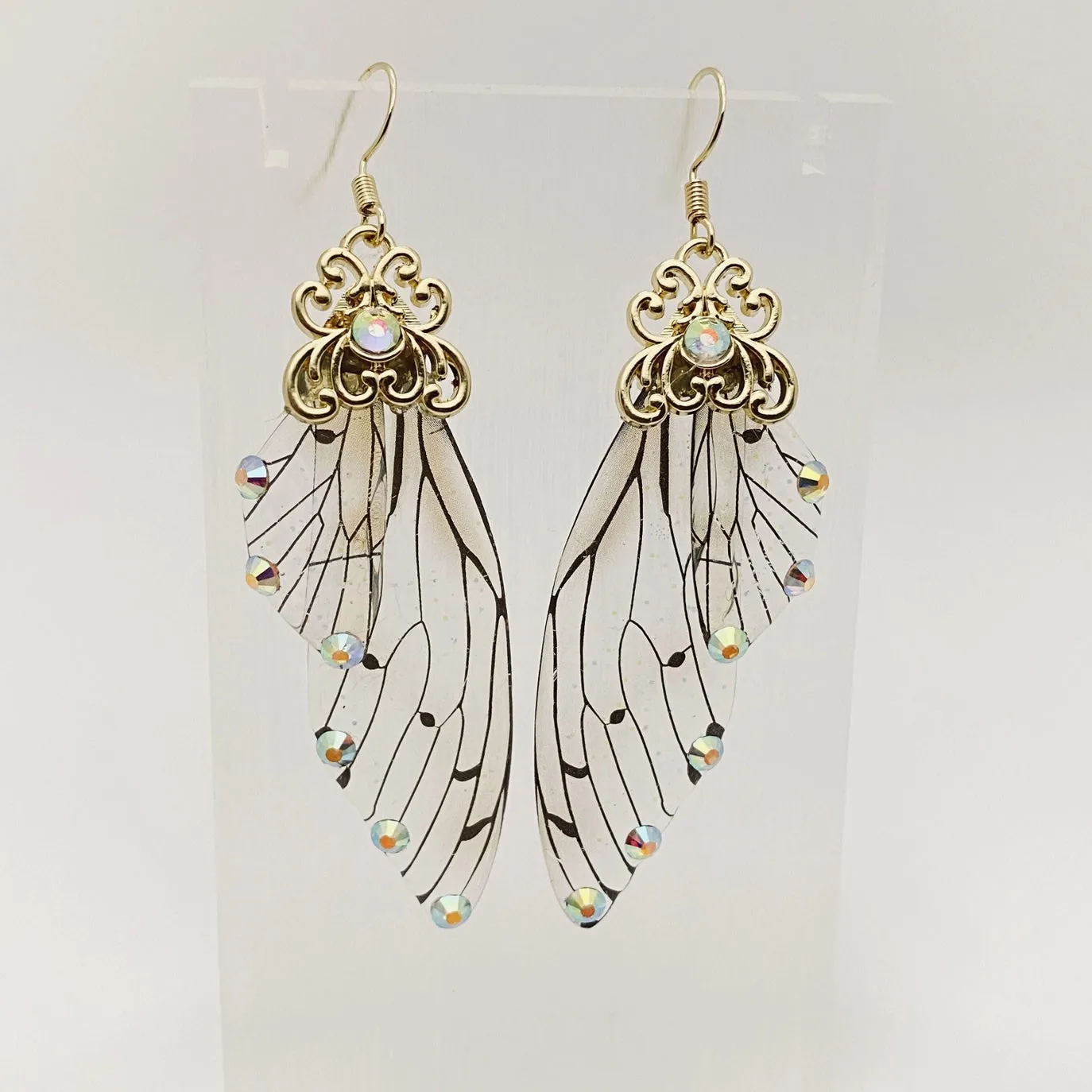 Butterfly Earrings - Jeweled