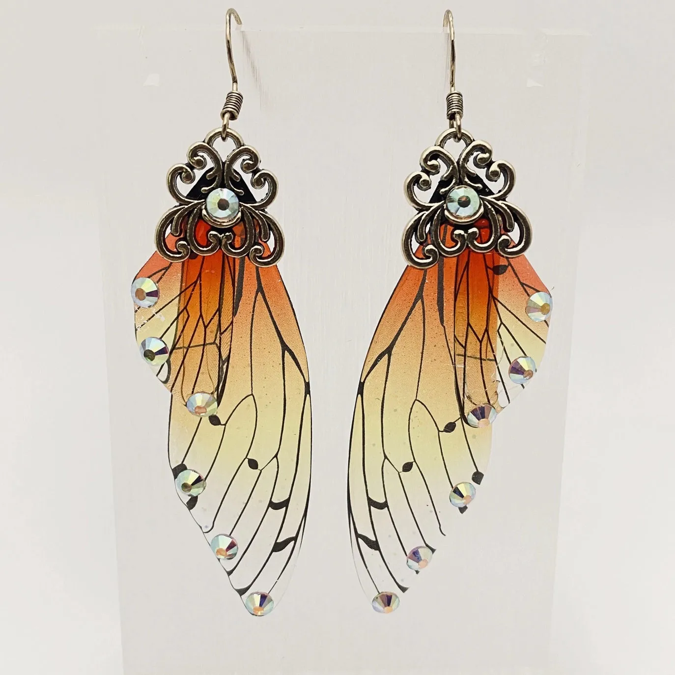 Butterfly Earrings - Jeweled