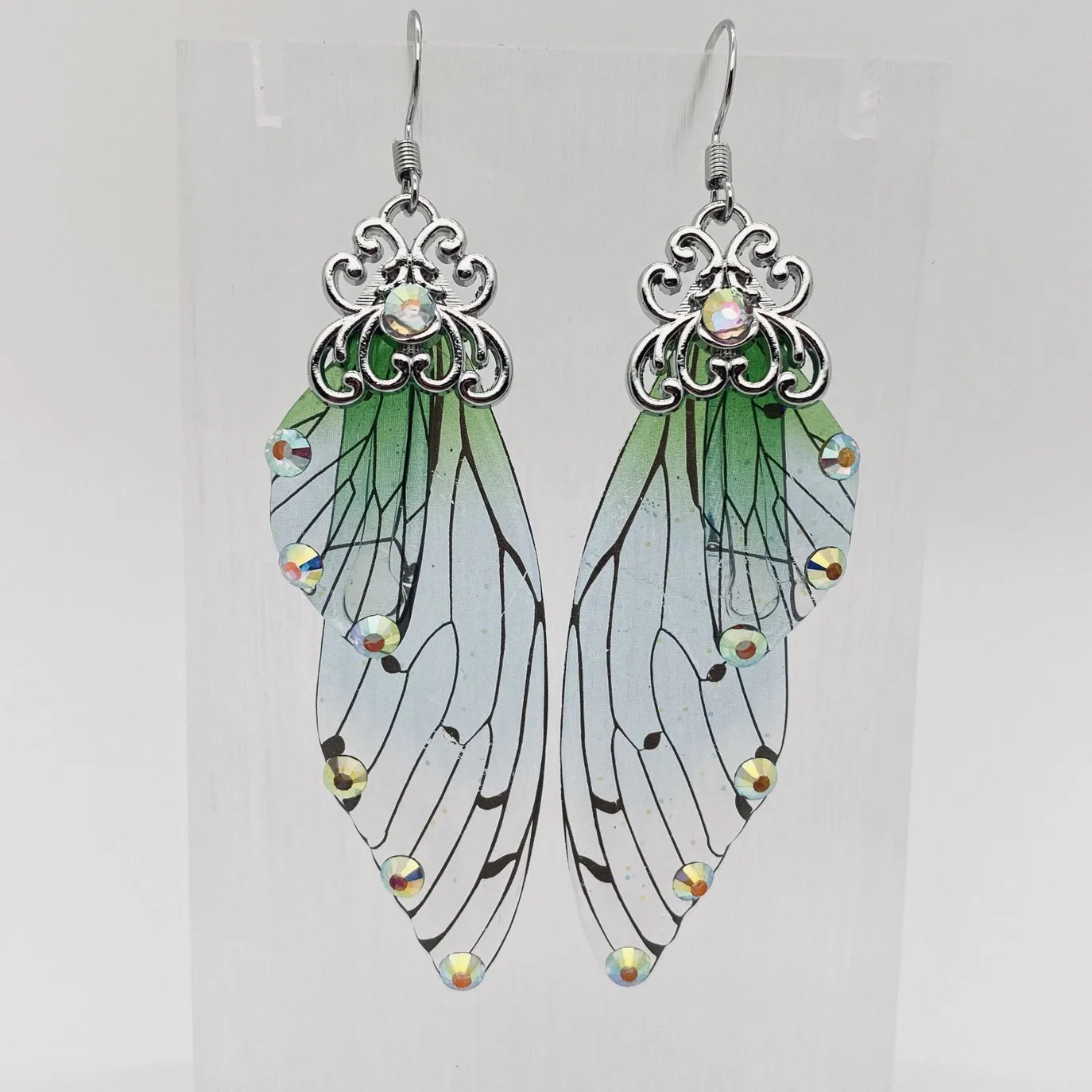 Butterfly Earrings - Jeweled