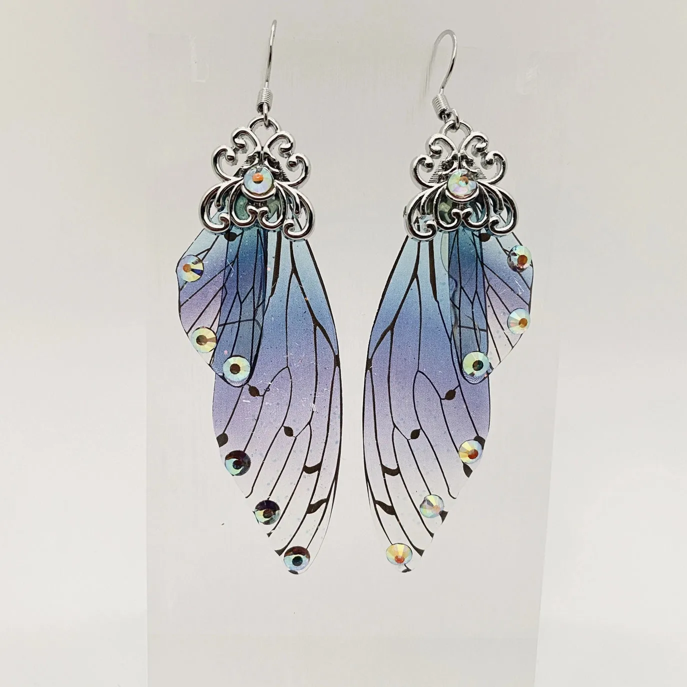 Butterfly Earrings - Jeweled