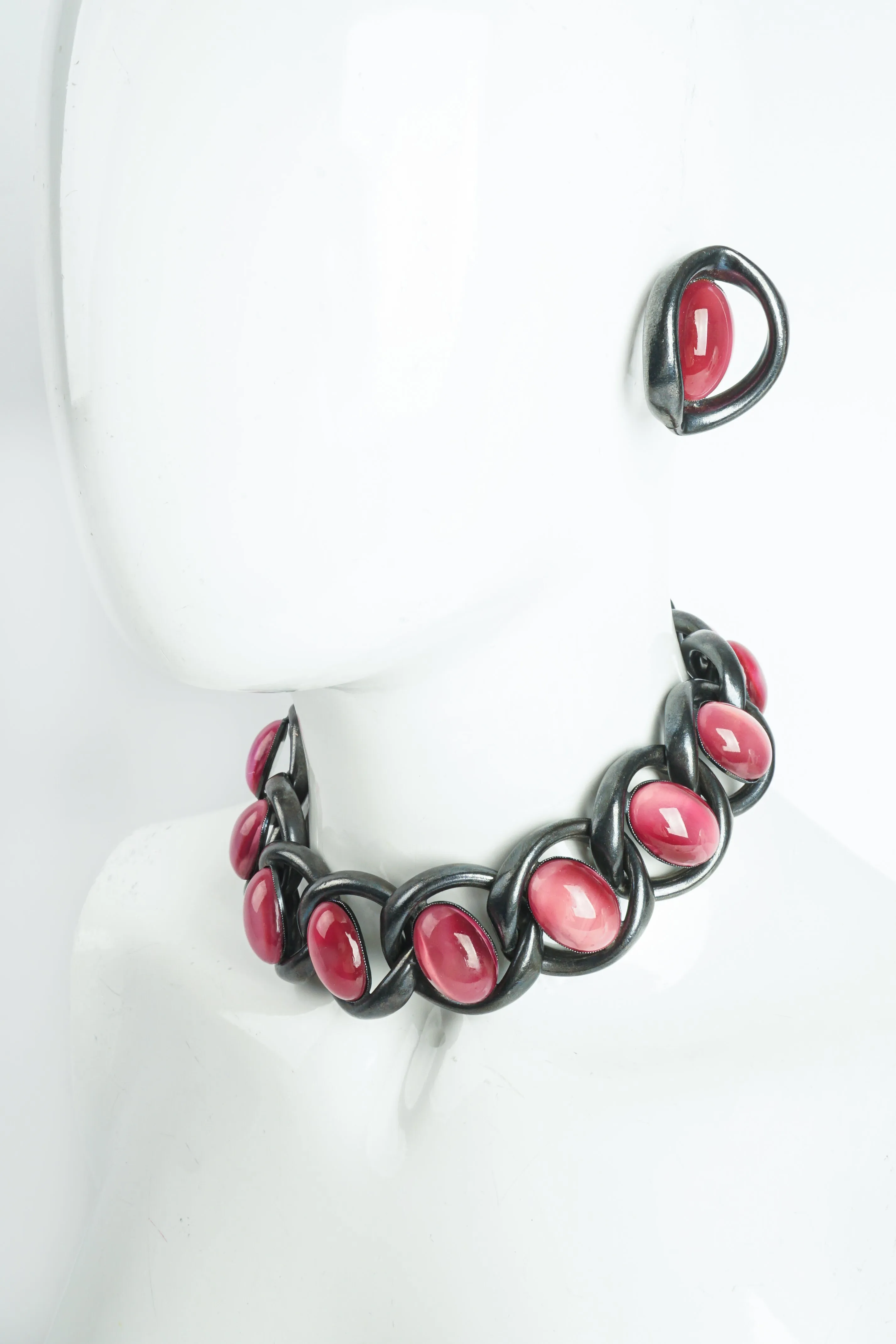 Chain Choker & Earring Set