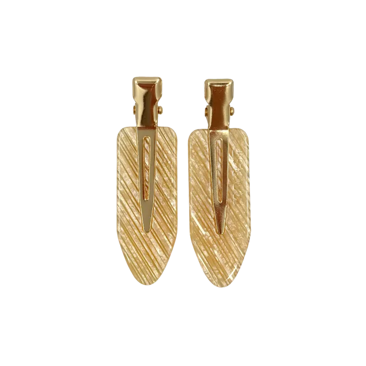Champagne Toast Creaseless Clips