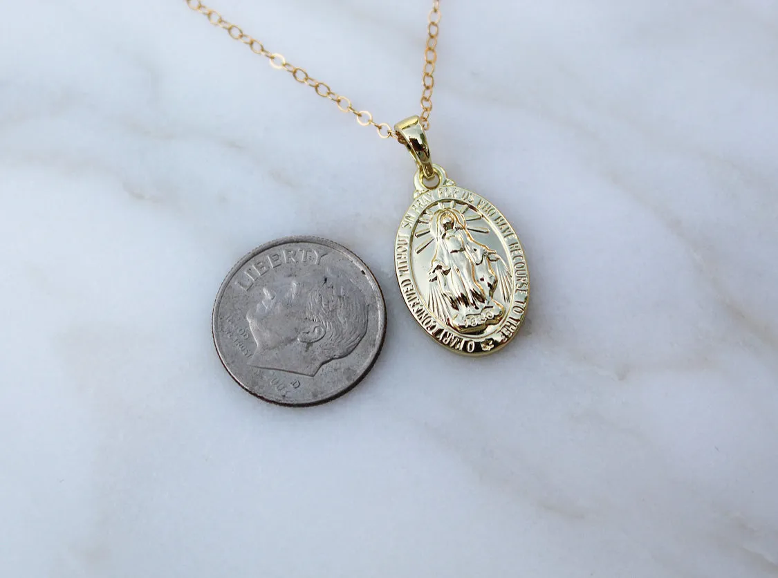 Classic Miraculous Medal Necklace