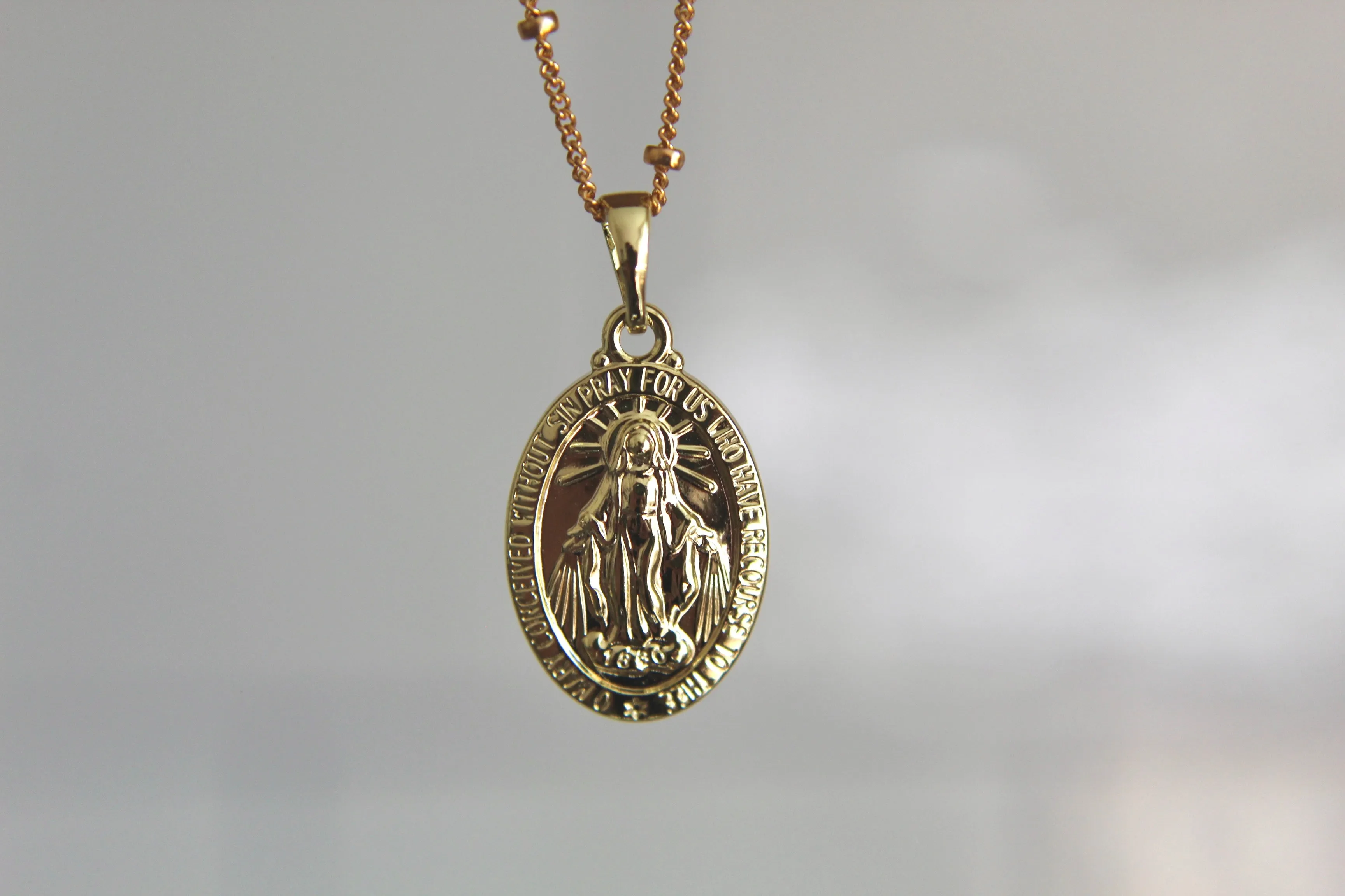Classic Miraculous Medal Necklace