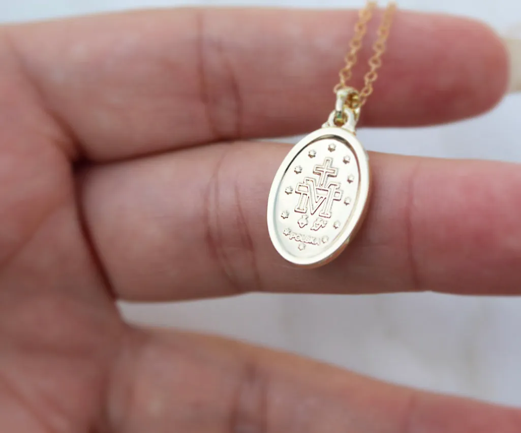 Classic Miraculous Medal Necklace