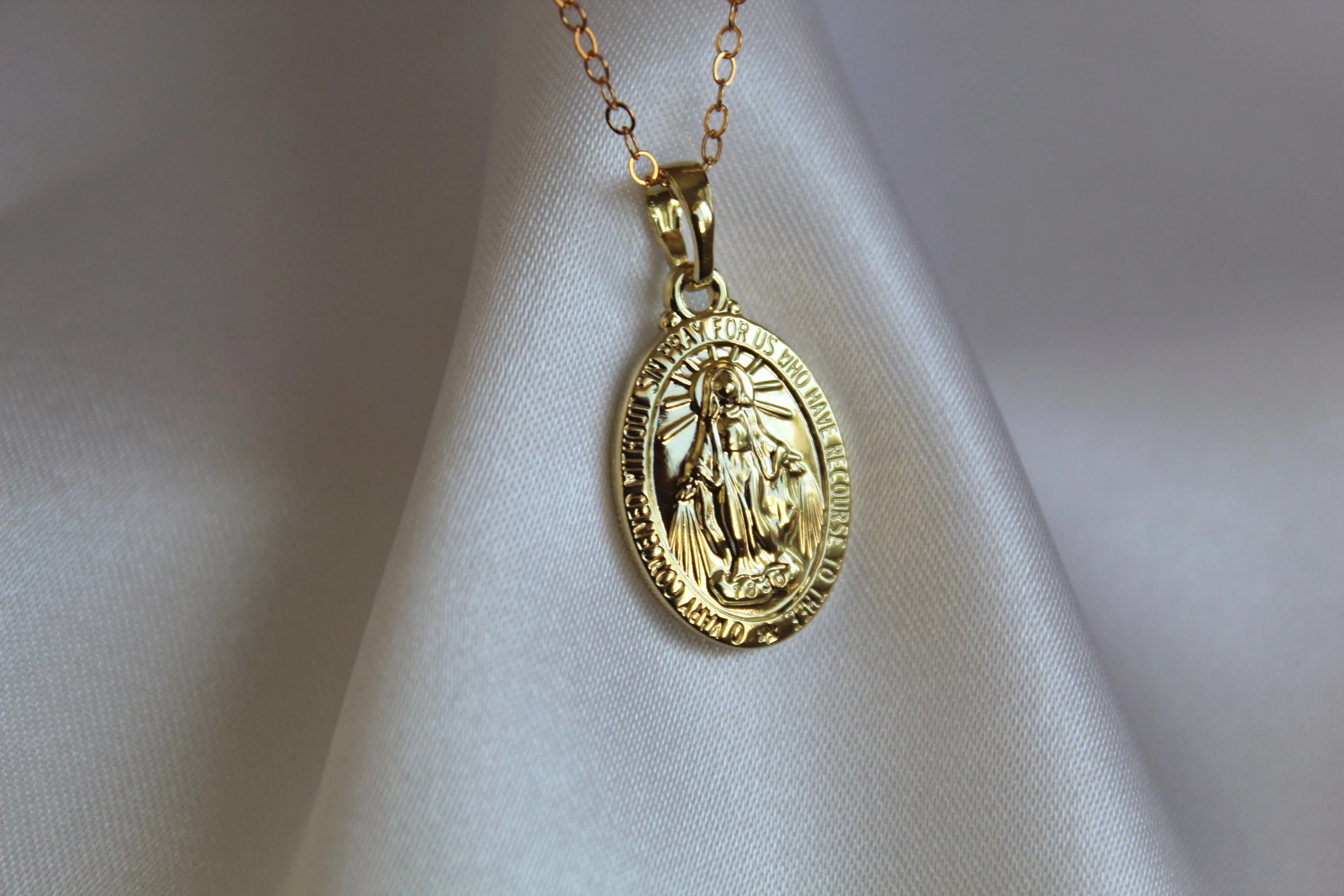 Classic Miraculous Medal Necklace