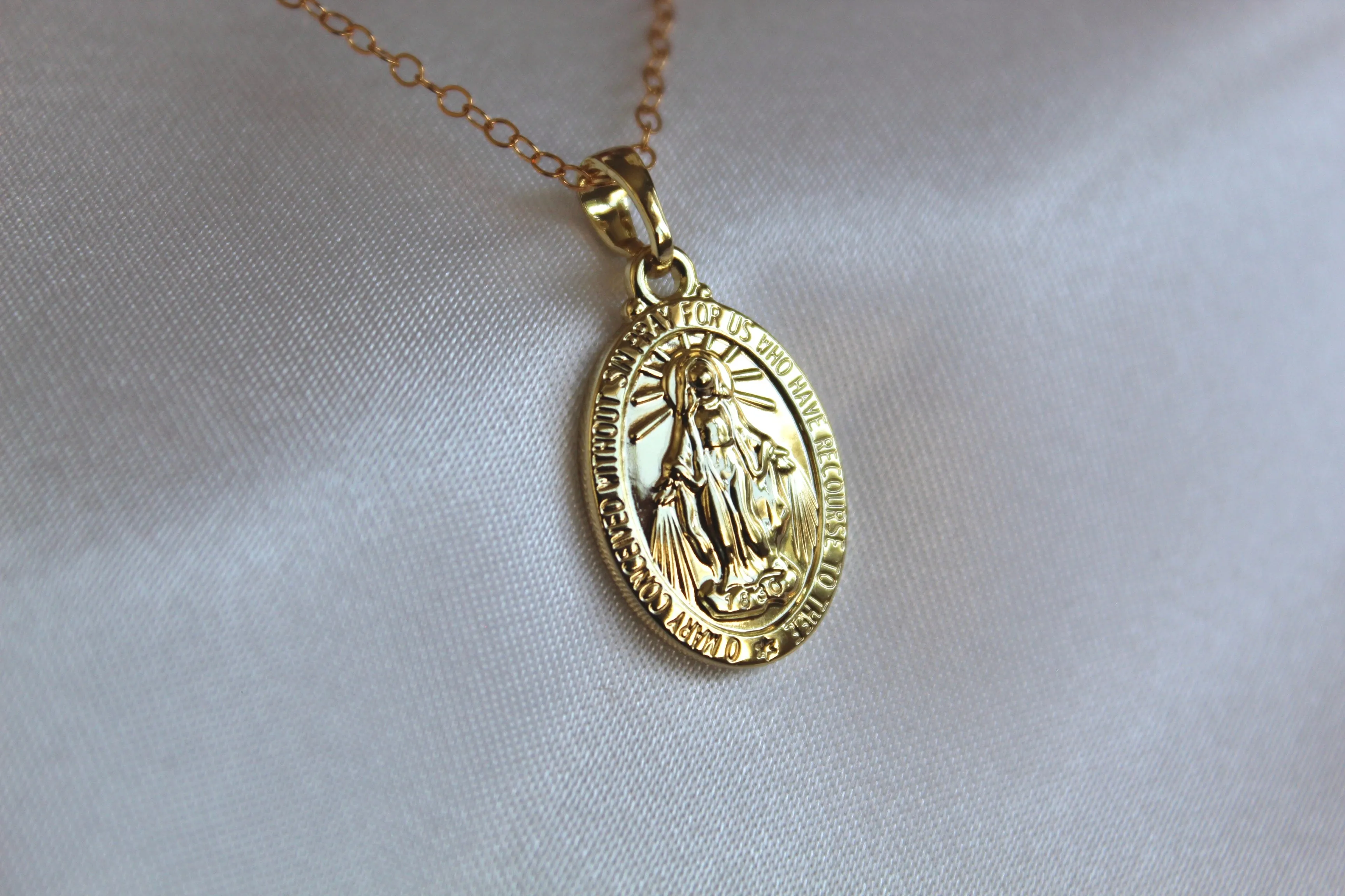 Classic Miraculous Medal Necklace