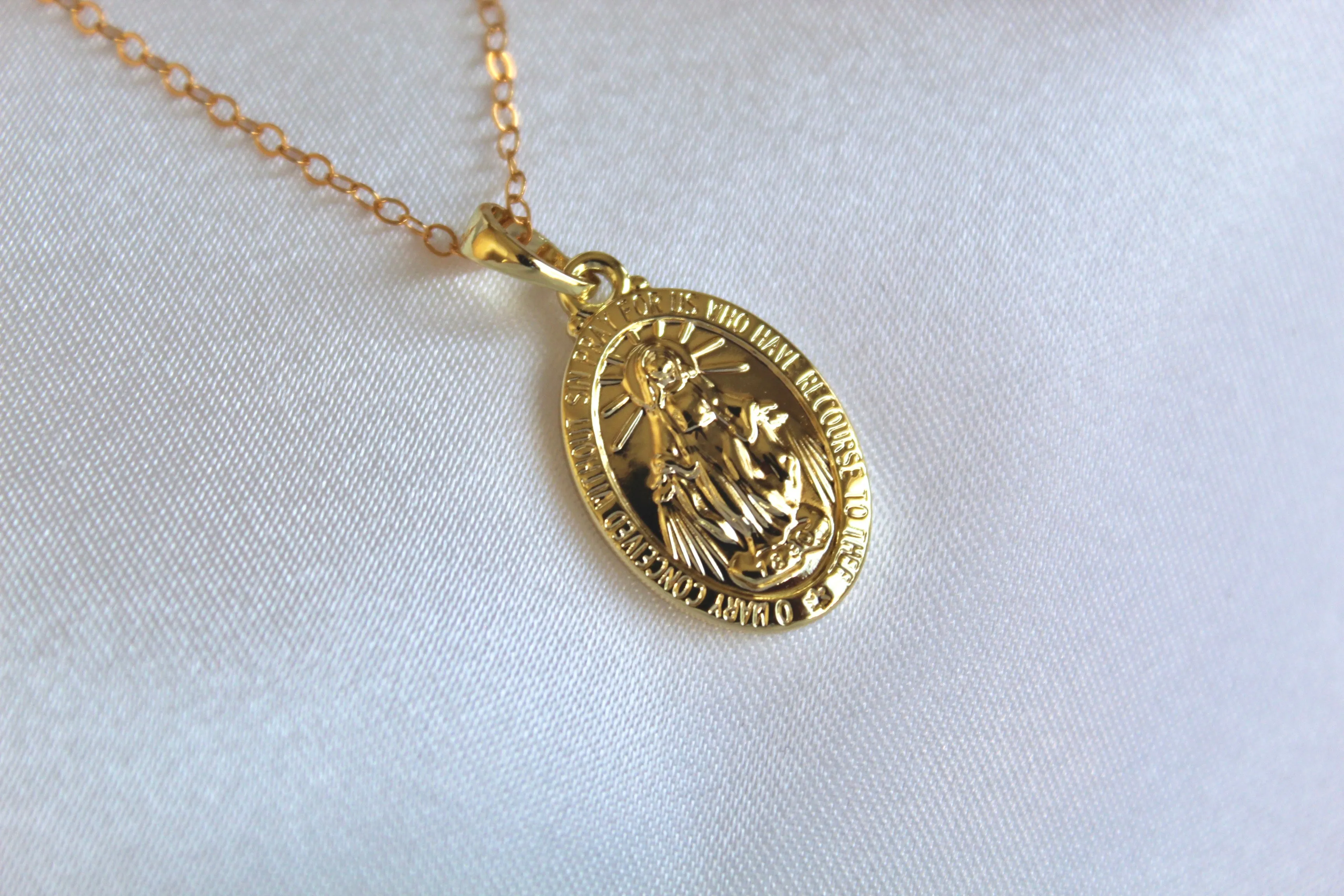 Classic Miraculous Medal Necklace