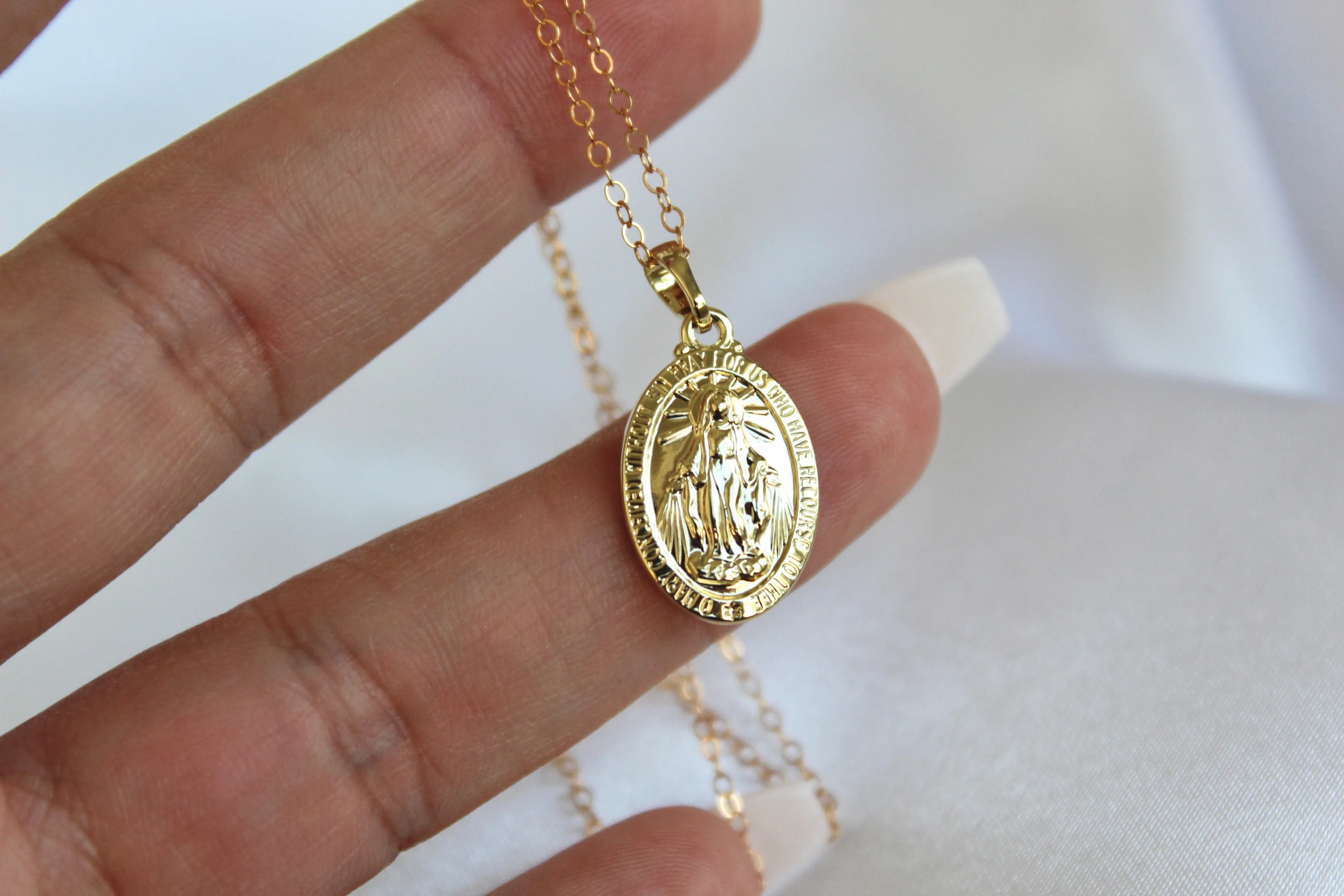 Classic Miraculous Medal Necklace