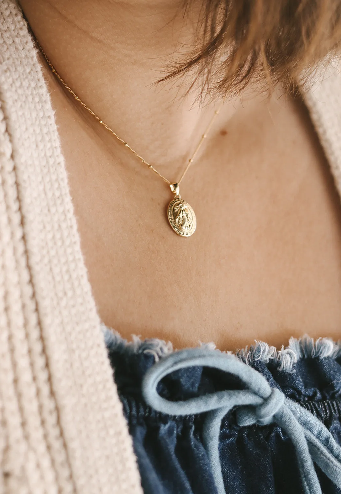 Classic Miraculous Medal Necklace
