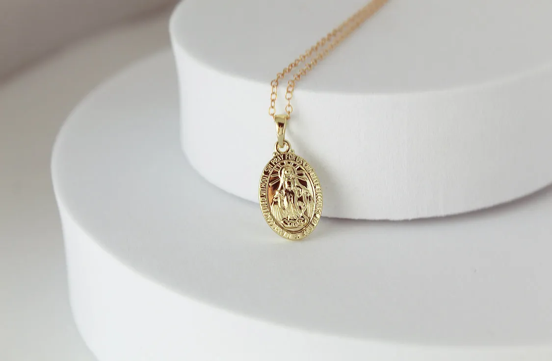 Classic Miraculous Medal Necklace