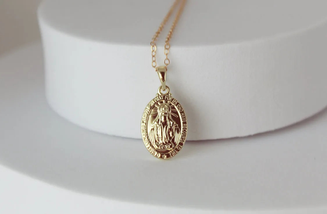 Classic Miraculous Medal Necklace