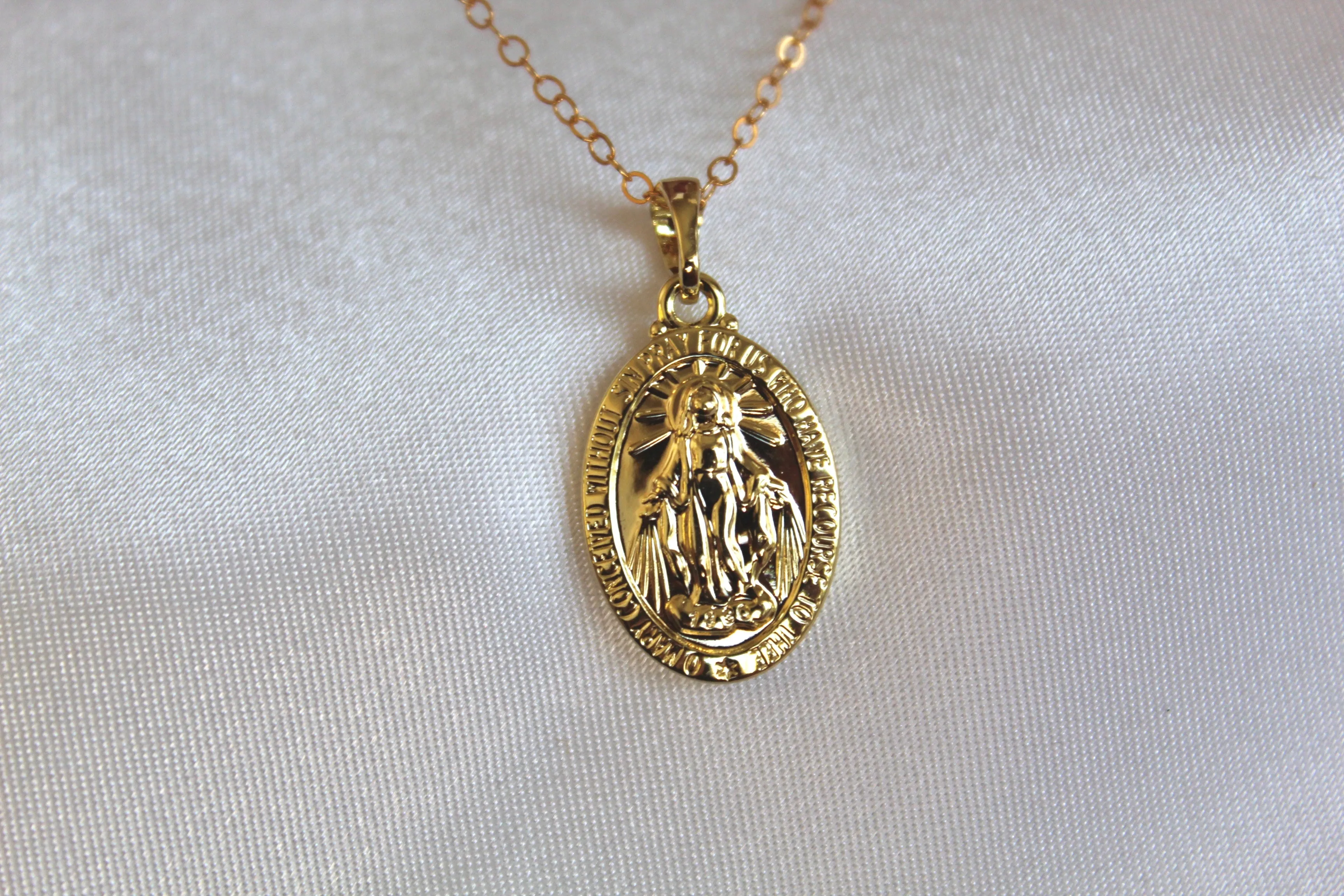 Classic Miraculous Medal Necklace