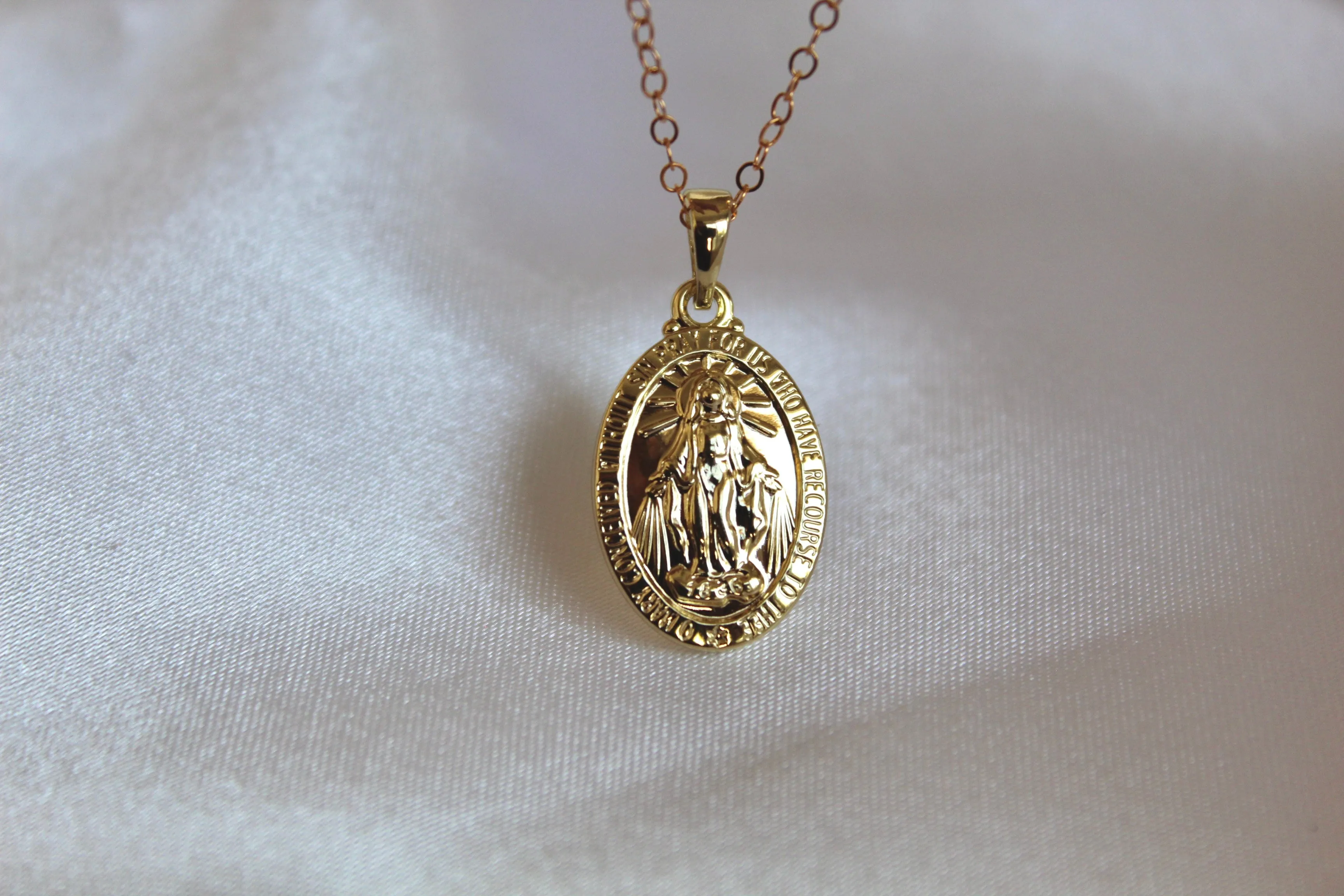 Classic Miraculous Medal Necklace