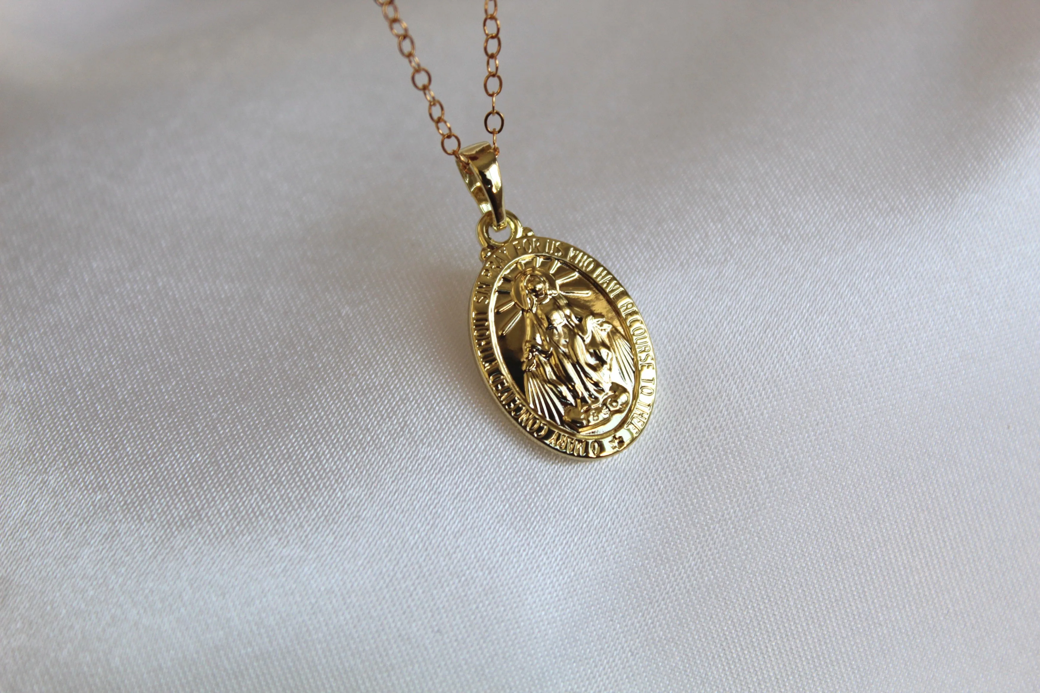 Classic Miraculous Medal Necklace