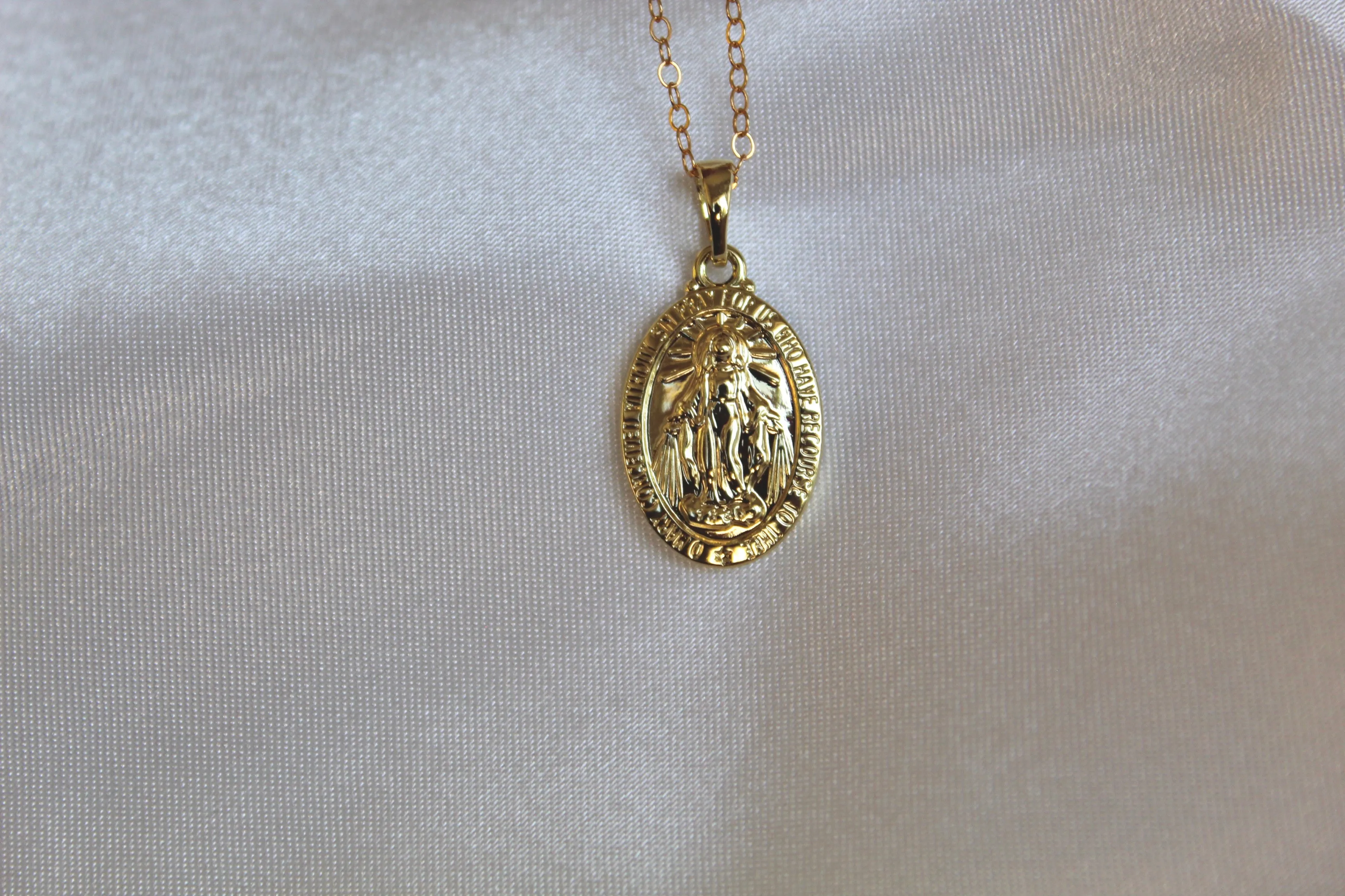 Classic Miraculous Medal Necklace