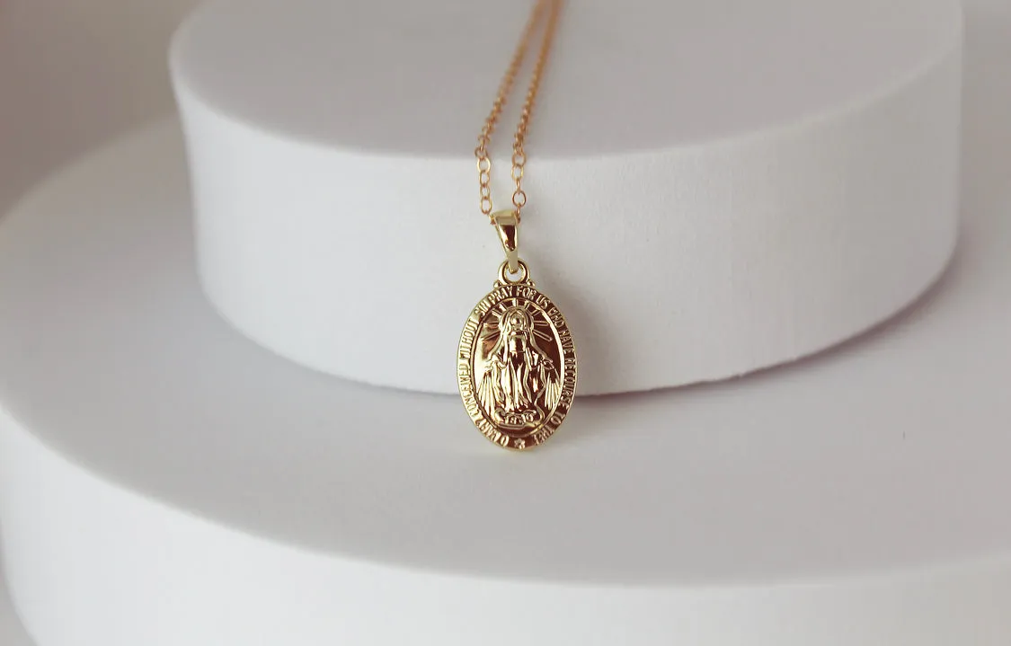 Classic Miraculous Medal Necklace