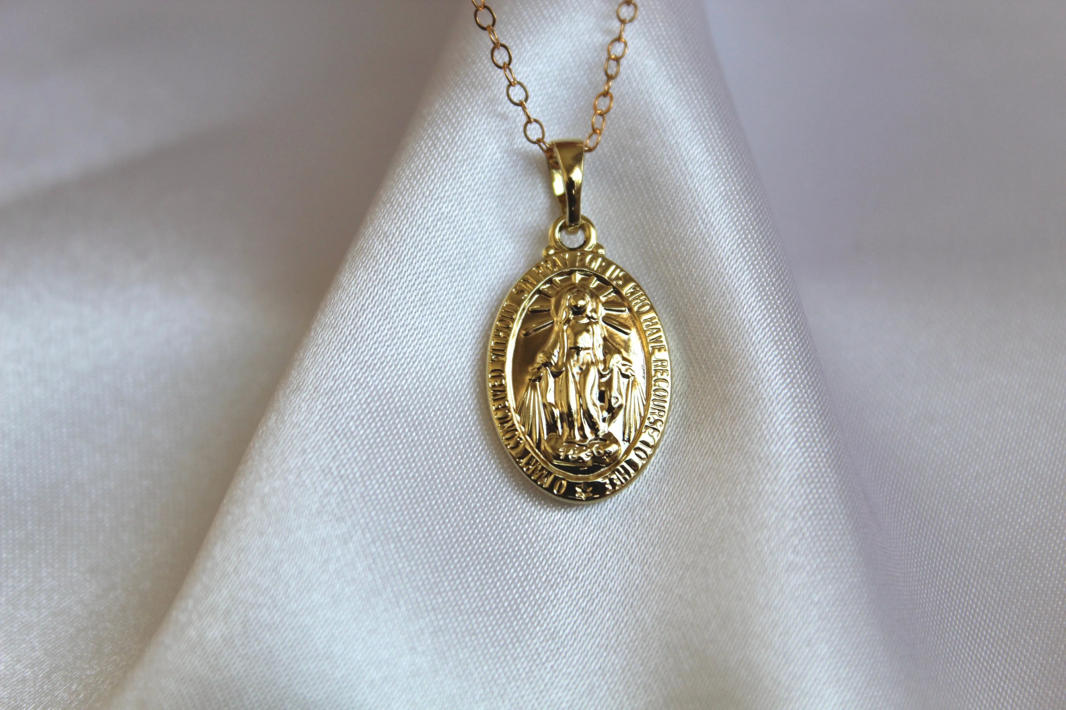 Classic Miraculous Medal Necklace