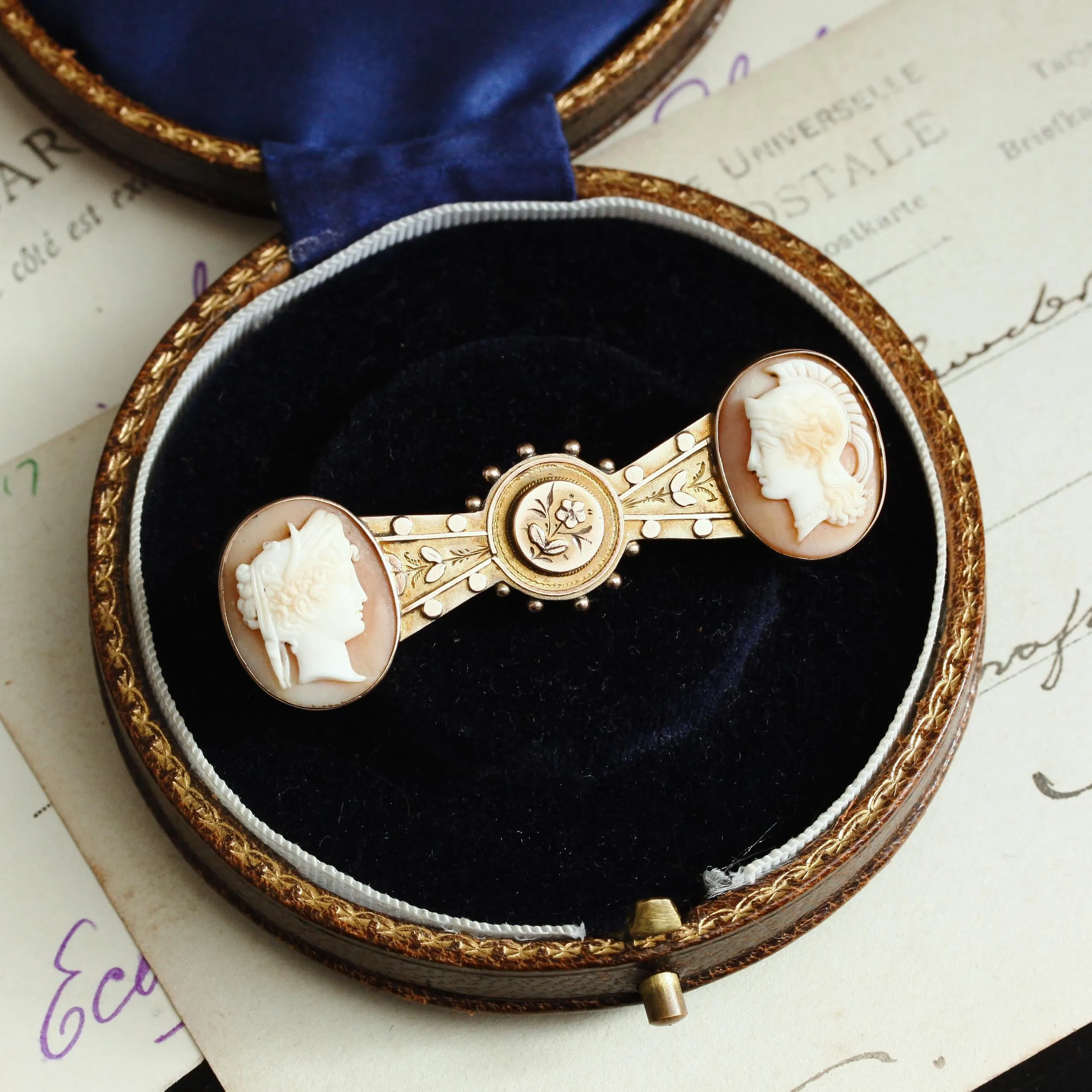 Classical Inspiration Victorian Cameo Brooch