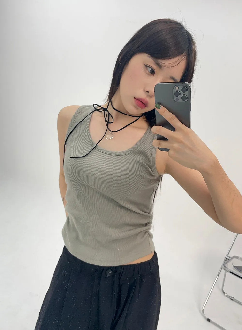 Clear Heart Necklace CL331