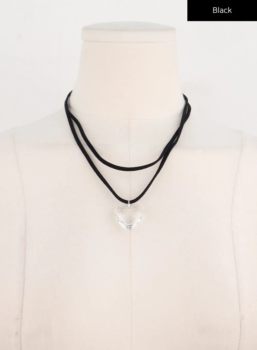 Clear Heart Necklace CL331