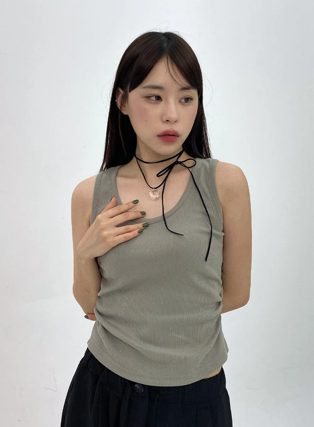 Clear Heart Necklace CL331