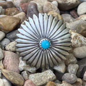 Concho & Turquoise Ring - RNGCNCHTA