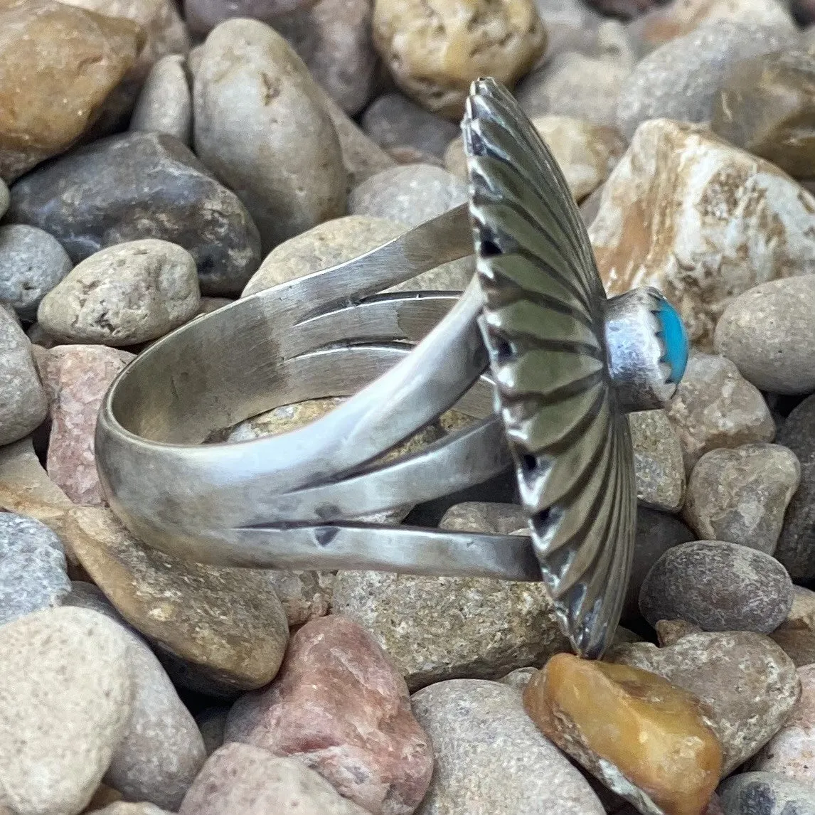 Concho & Turquoise Ring - RNGCNCHTA