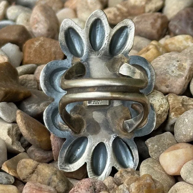 Concho & Turquoise Ring - SWTKNGSZ8