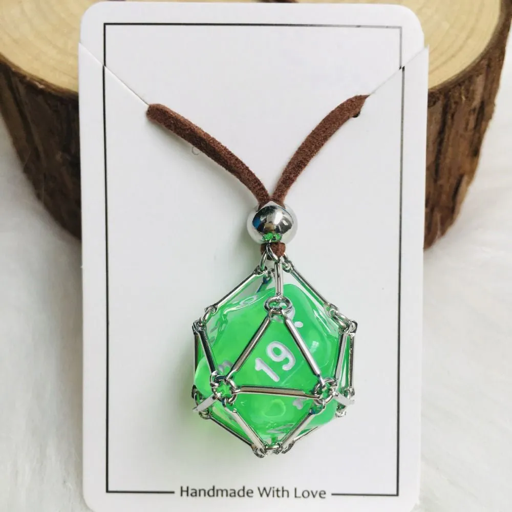 Crystal Stone Holder Necklace