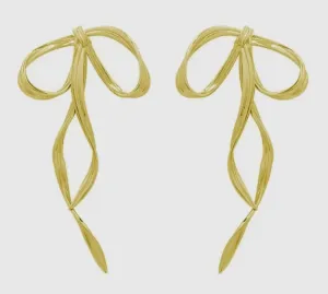 Delicate Bow Earrings