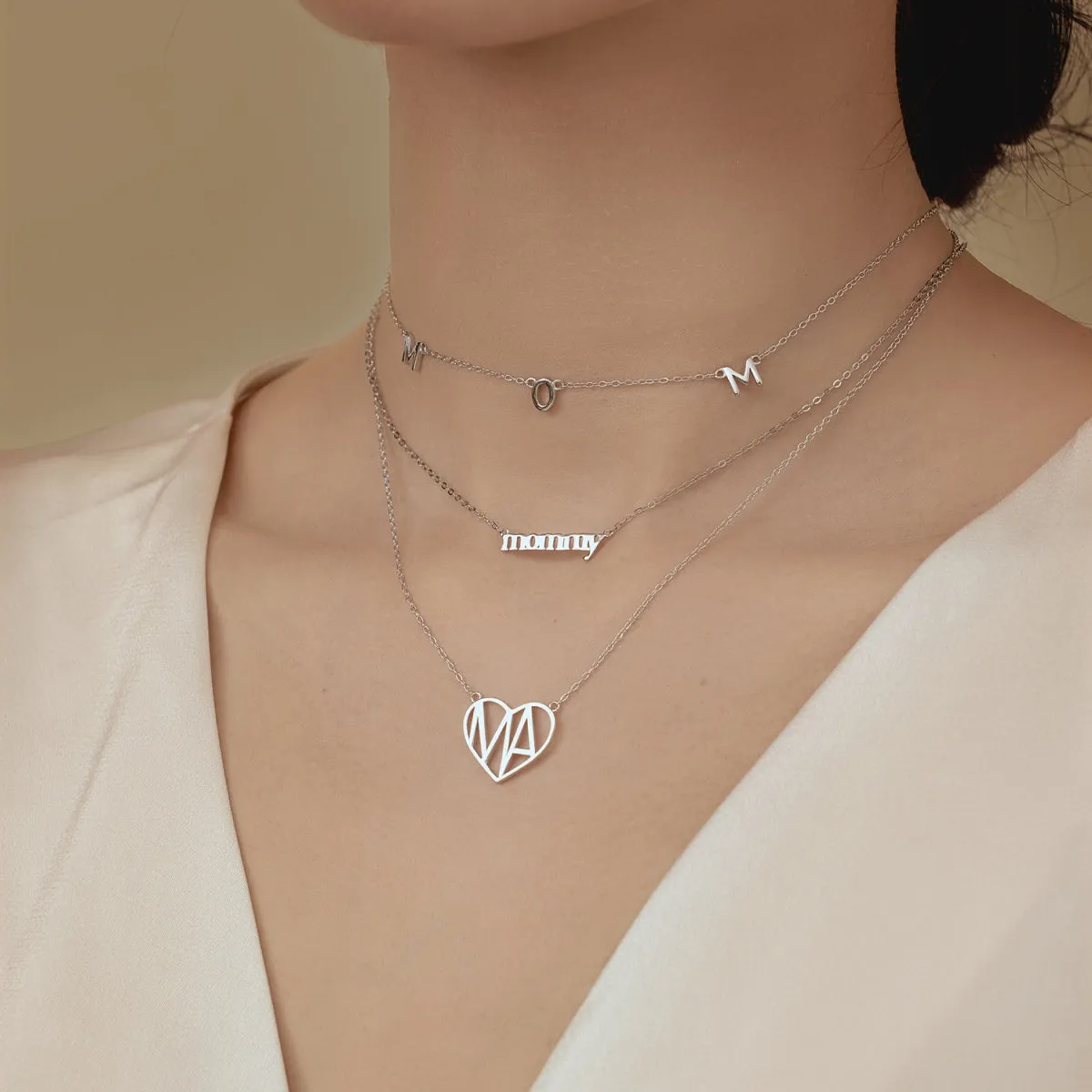 Eternal Mom Heart Necklace