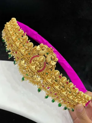 Exclusive Gold Plated Traditional Temple Hip Belt
