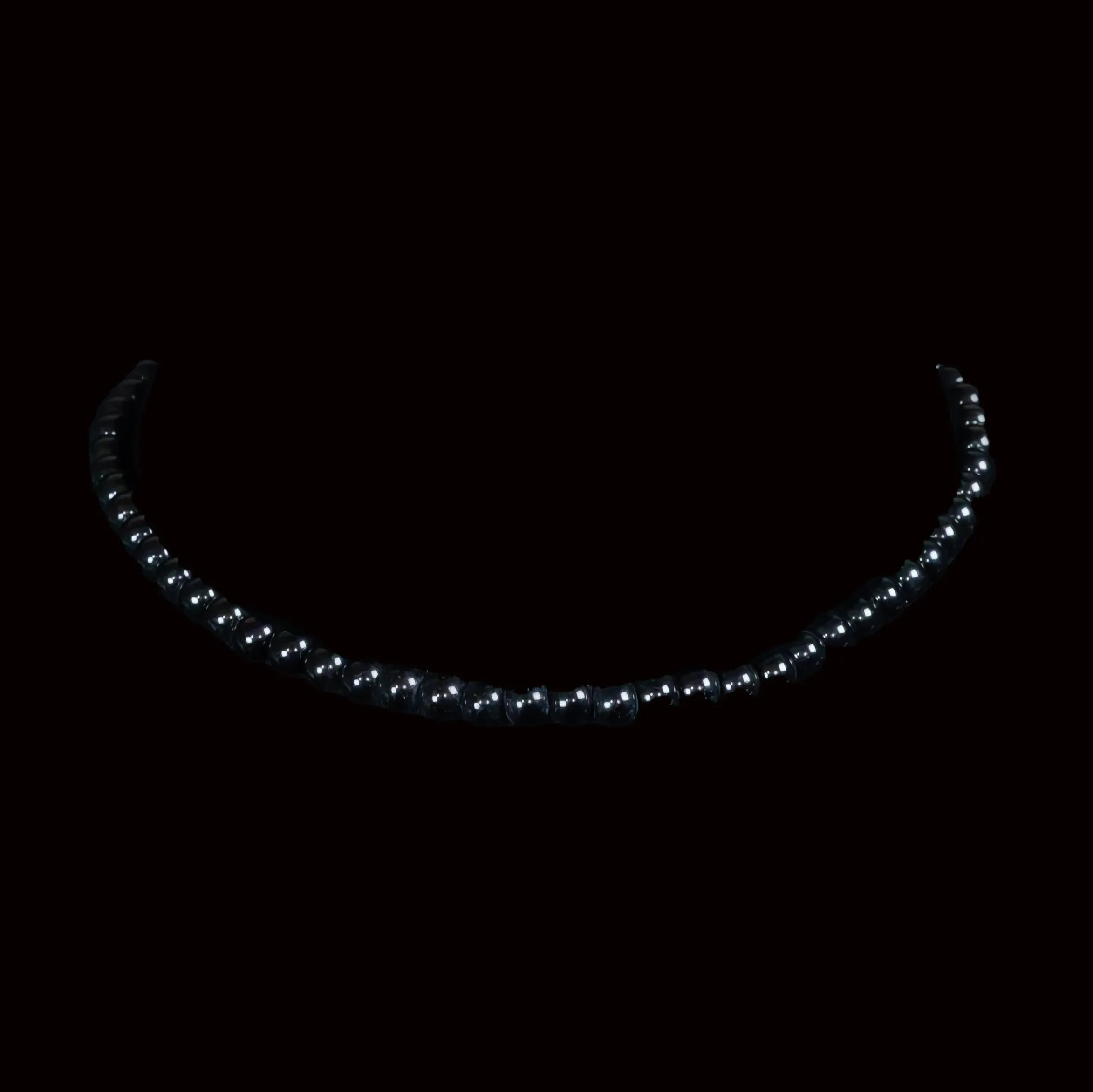 Fiacre Luciliano Beaded Stone Choker