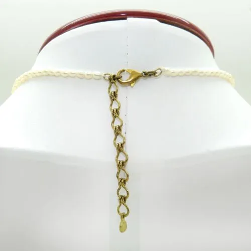 Flowering Myrtle 16" Adjustable Pearl Necklace by Michael Michaud