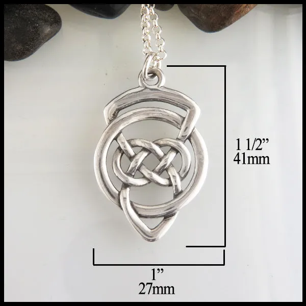 Grandfather's Knot Pendant or Key Ring
