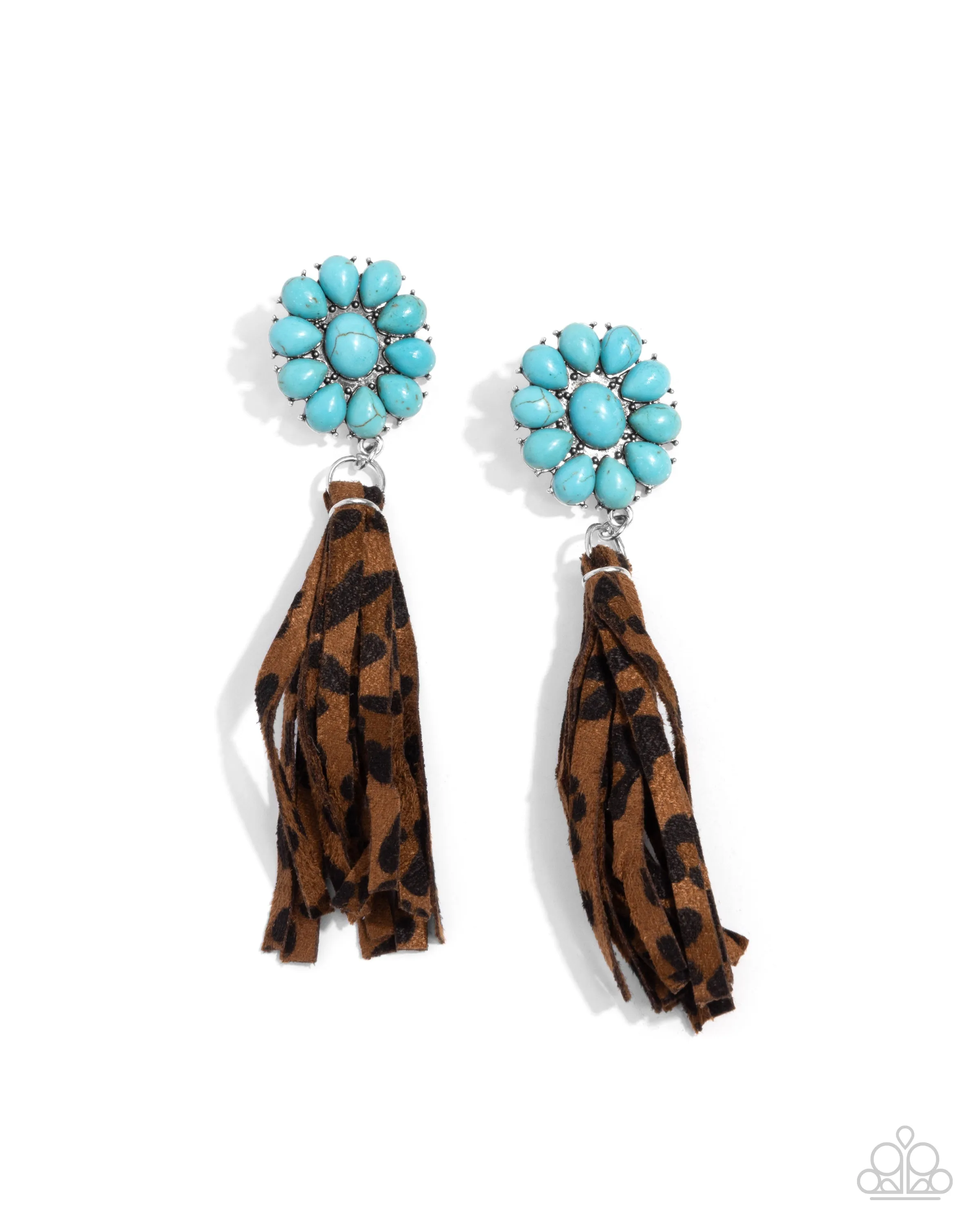 Hometown Hero - Blue Post Earrings - Paparazzi Accessories