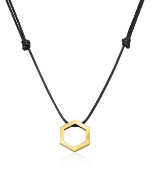 Honeycomb Necklace - 18K Gold Vermeil