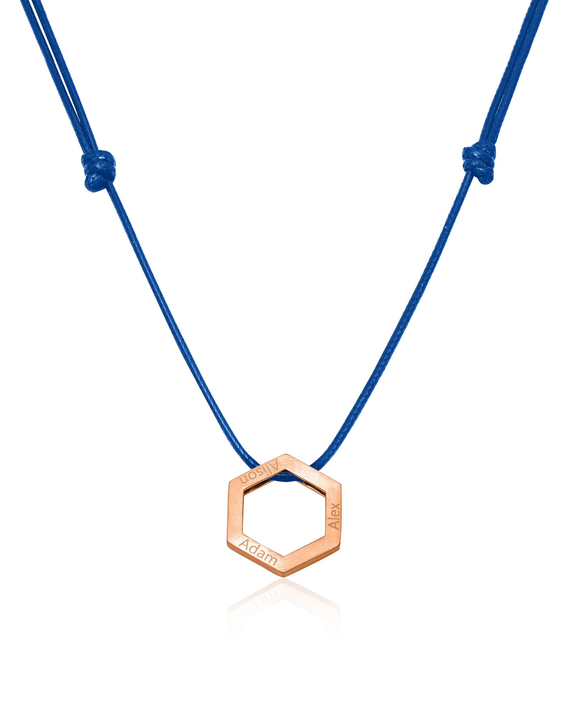 Honeycomb Necklace - 18K Rose Vermeil