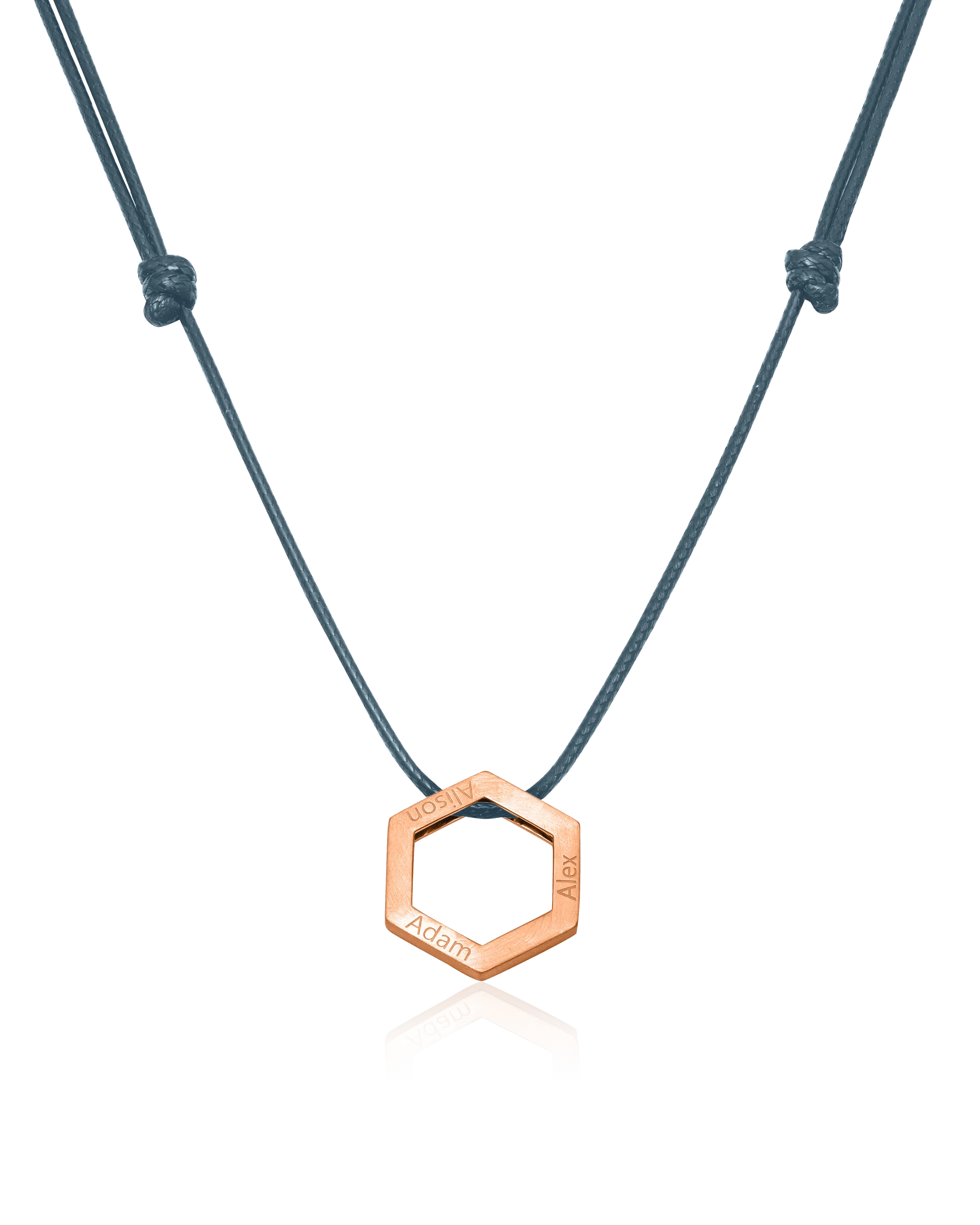 Honeycomb Necklace - 18K Rose Vermeil