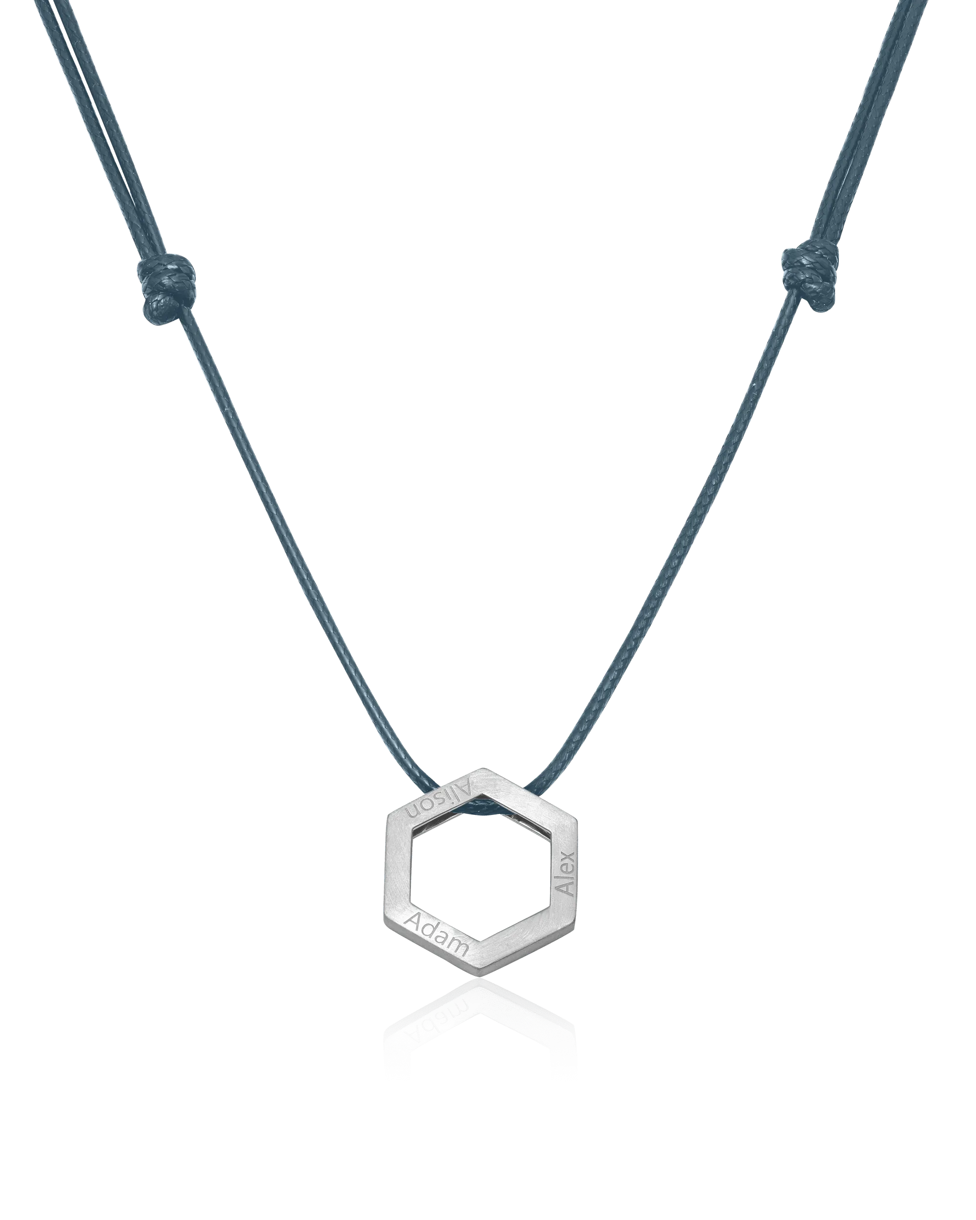 Honeycomb Necklace - 925 Sterling Silver