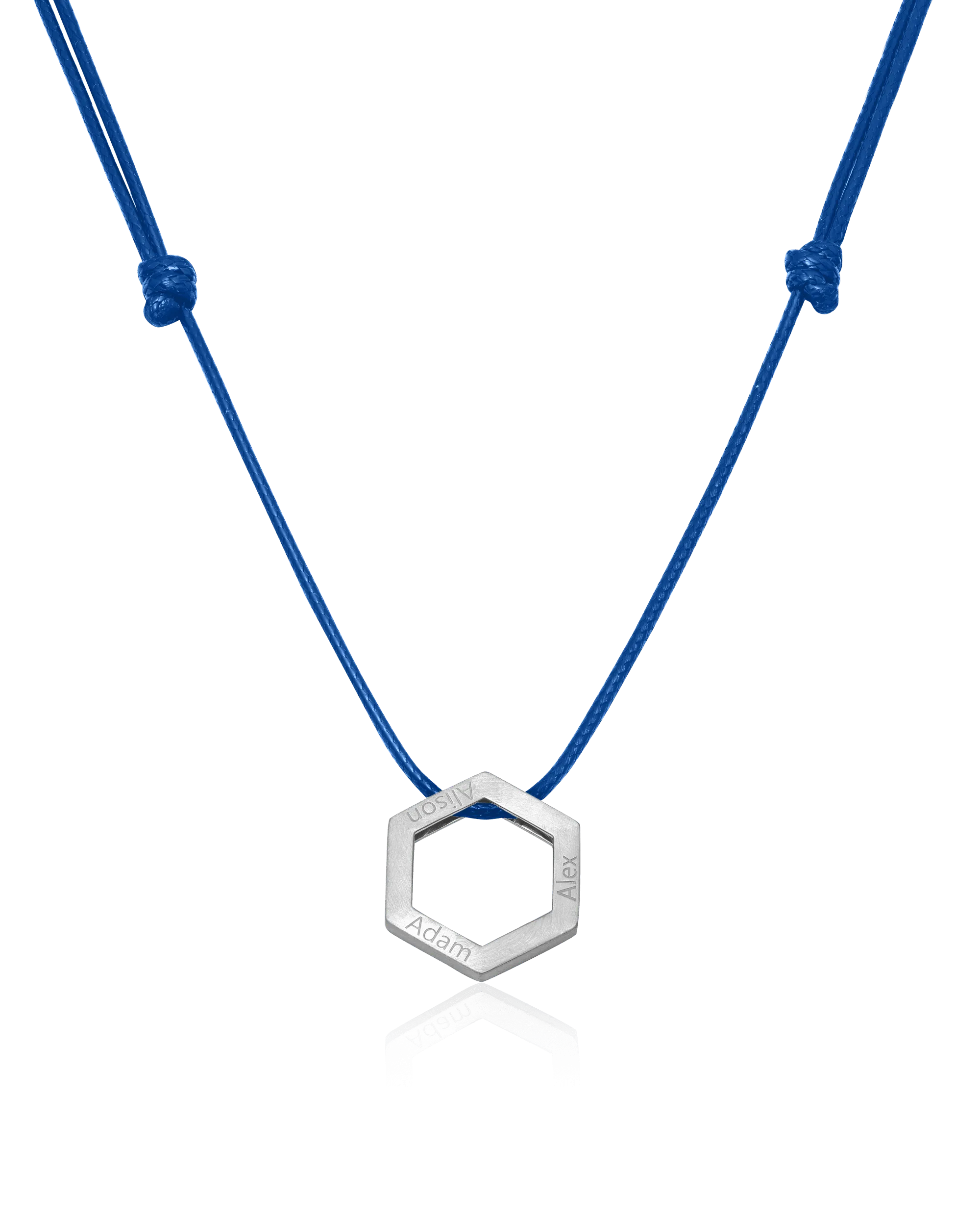 Honeycomb Necklace - 925 Sterling Silver